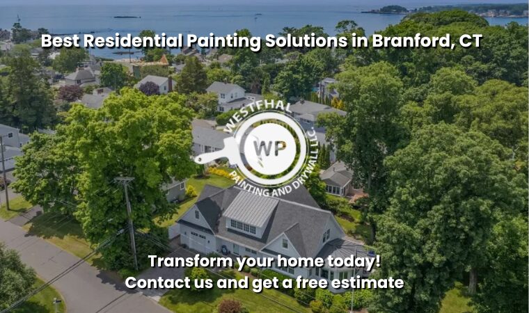 Beautiful view of Branford CT featuring Westfhal Painting and Drywall LLC.