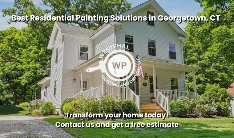 Painting company Georgetown CT – Westfhal Painting & Drywall LLC logo and house painters near me