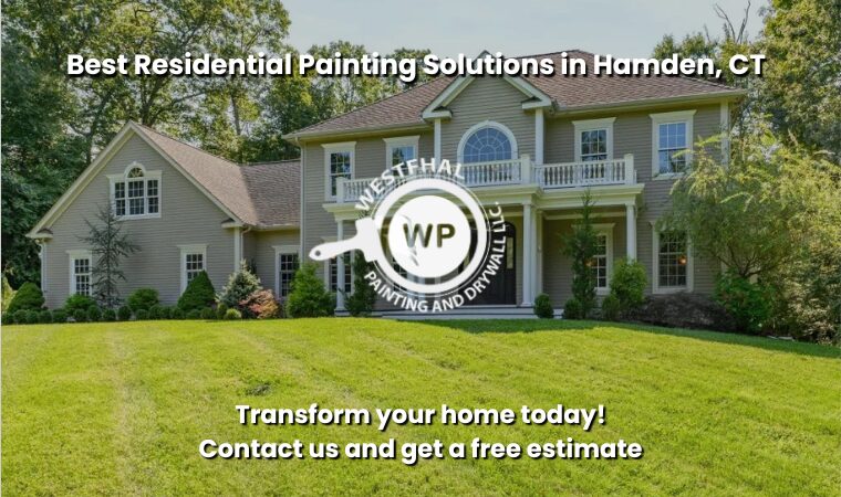 Beautiful view of Hamden CT featuring Westfhal Painting and Drywall LLC.