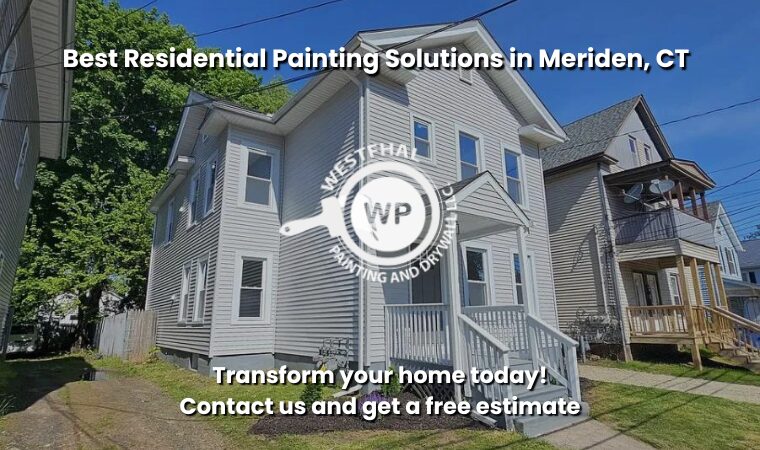 Beautiful view of Meriden CT featuring Westfhal Painting and Drywall LLC.