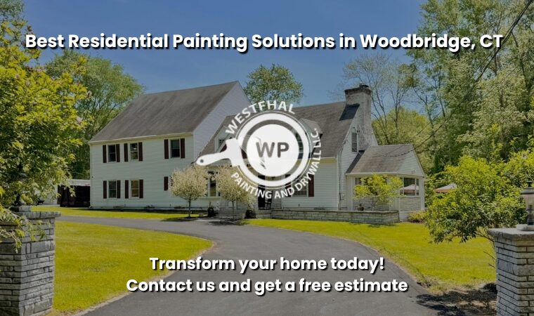 Beautiful view of Woodbridge CT featuring Westfhal Painting and Drywall LLC.