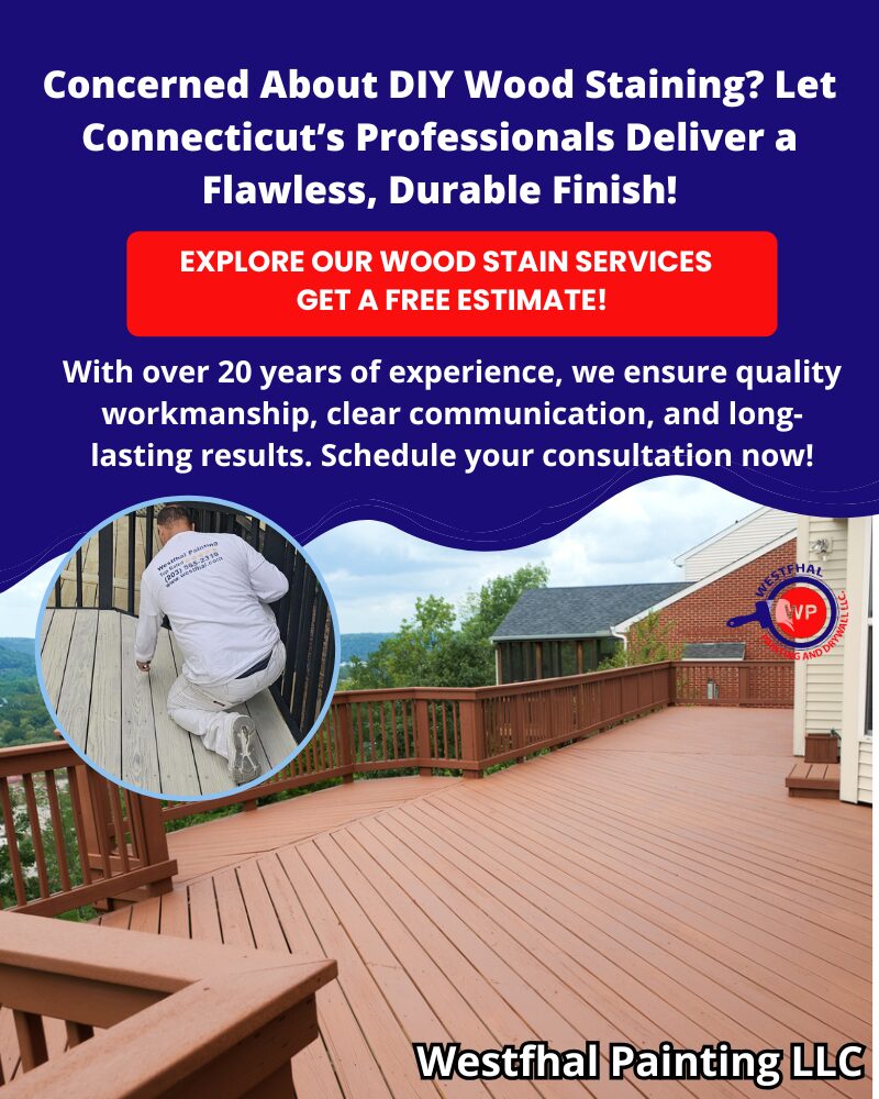 Westfhal Painting & Drywall LLC flyer offering professional services in Connecticut.