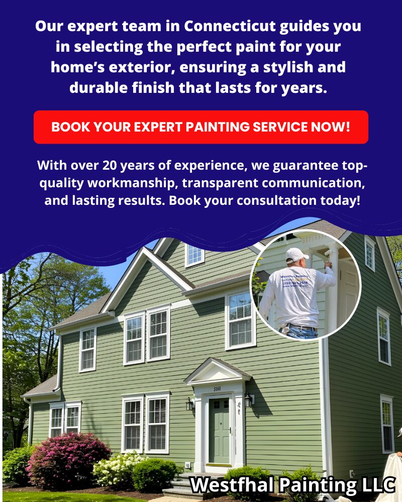 Expert team in Connecticut helping homeowners choose the right paint for their home’s exterior